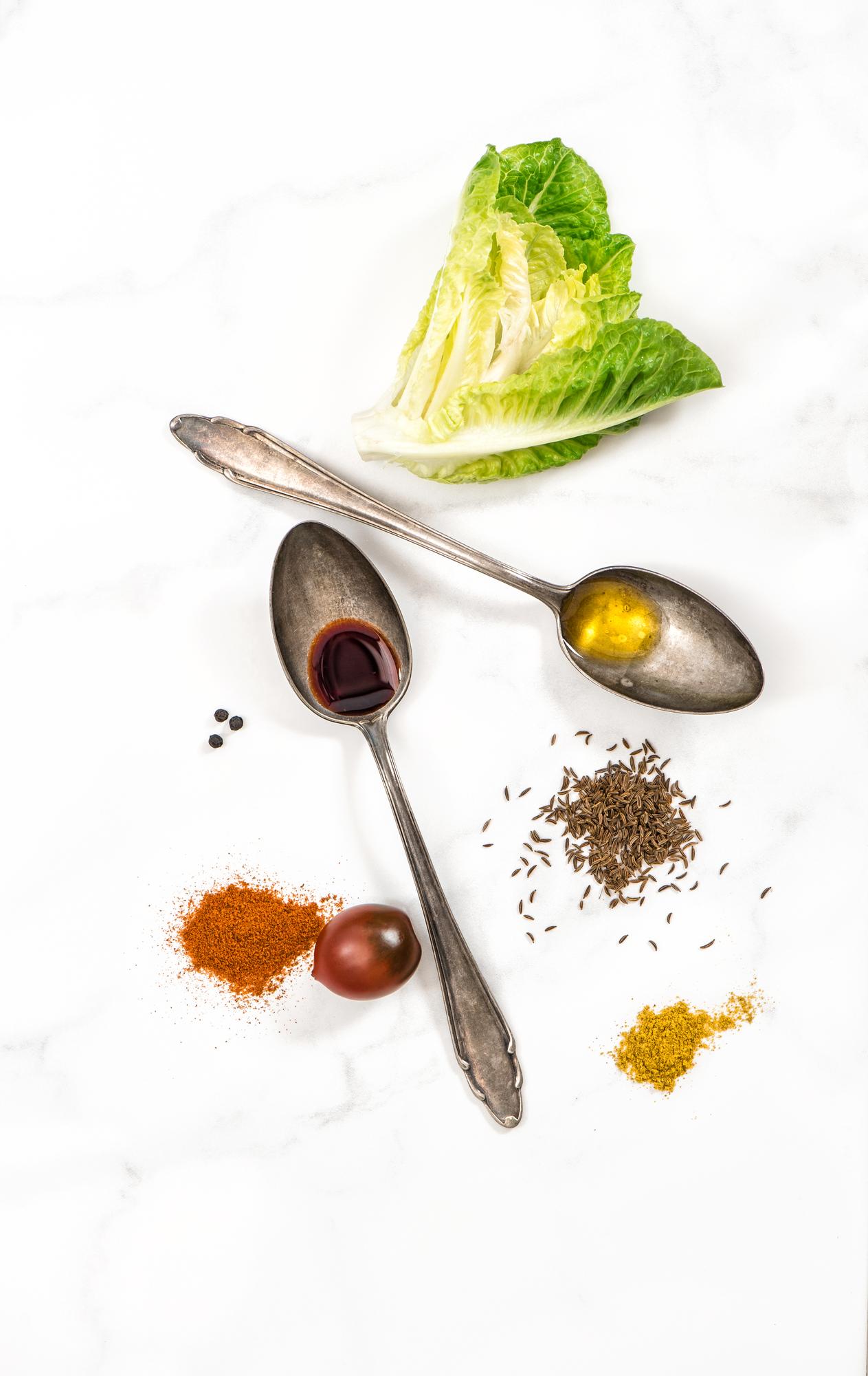 close up of quality ingredients and spices